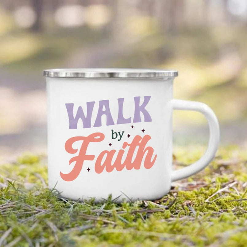 Tasse en email - Message de foi inspirant | KKK2 Store