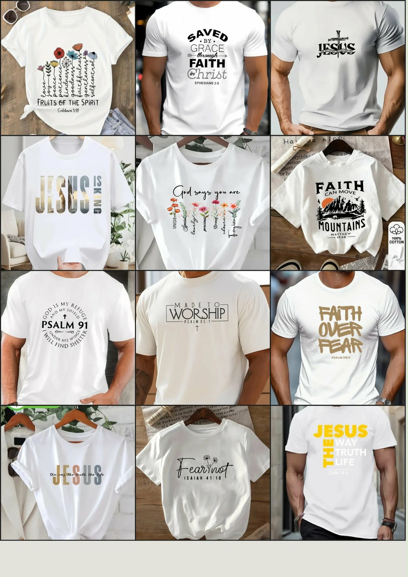 T-shirt de Foi - liquidation Havre de foi