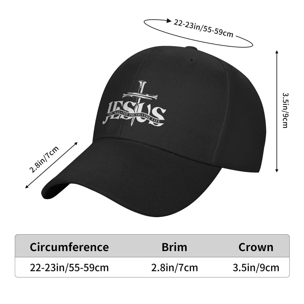 Casquette unisexe JESUS  “JESUS The Way The Truth The Life Zinoro Store
