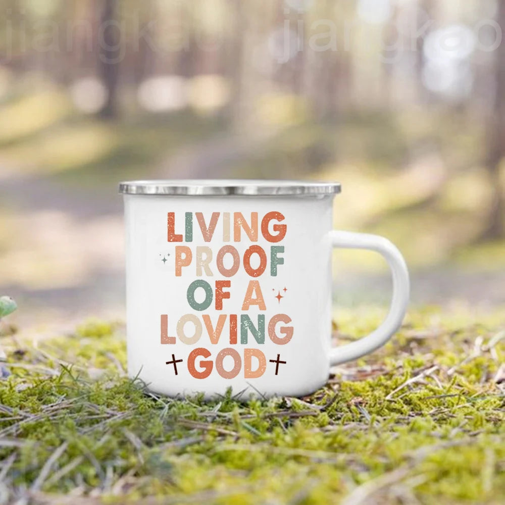 Tasse en email - Message de foi inspirant | KKK2 Store