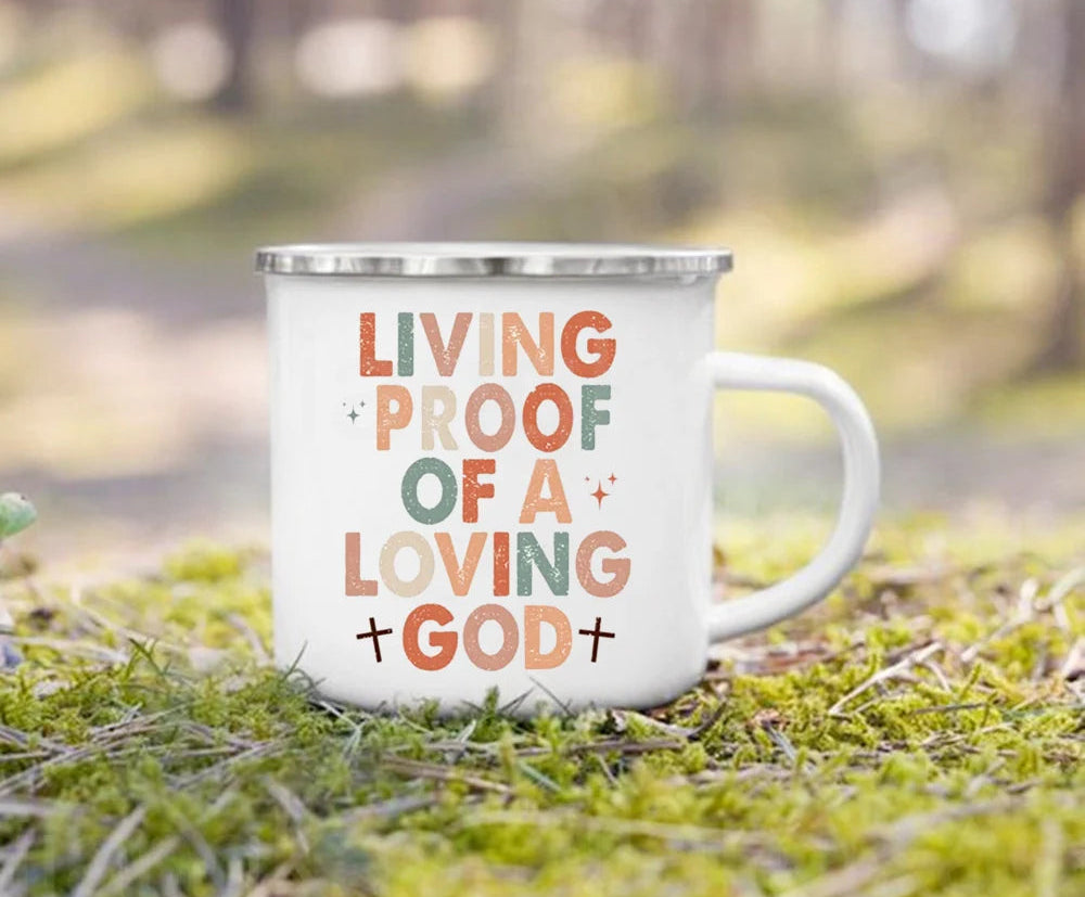 Tasse en email - Message de foi inspirant | KKK2 Store