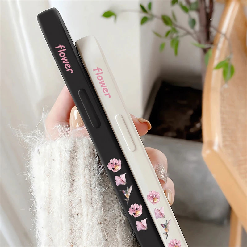Etui Floral en Silicone pour Samsung Galaxy BloomSpace Case Store