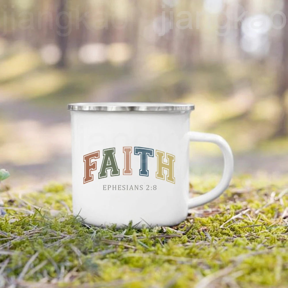 Tasse en email - Message de foi inspirant | KKK2 Store