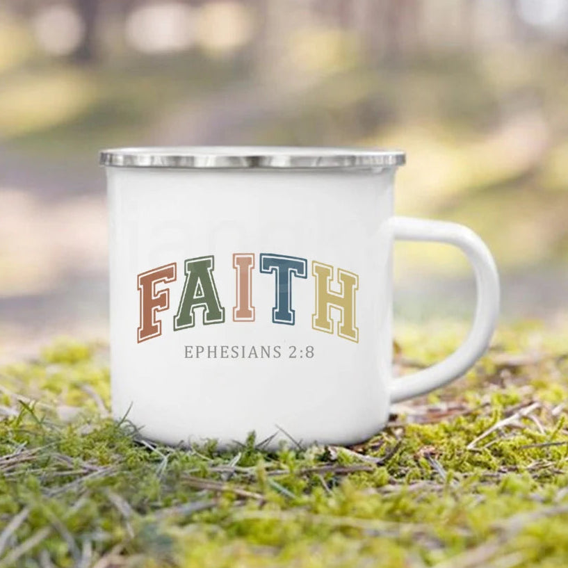 Tasse en email - Message de foi inspirant | KKK2 Store