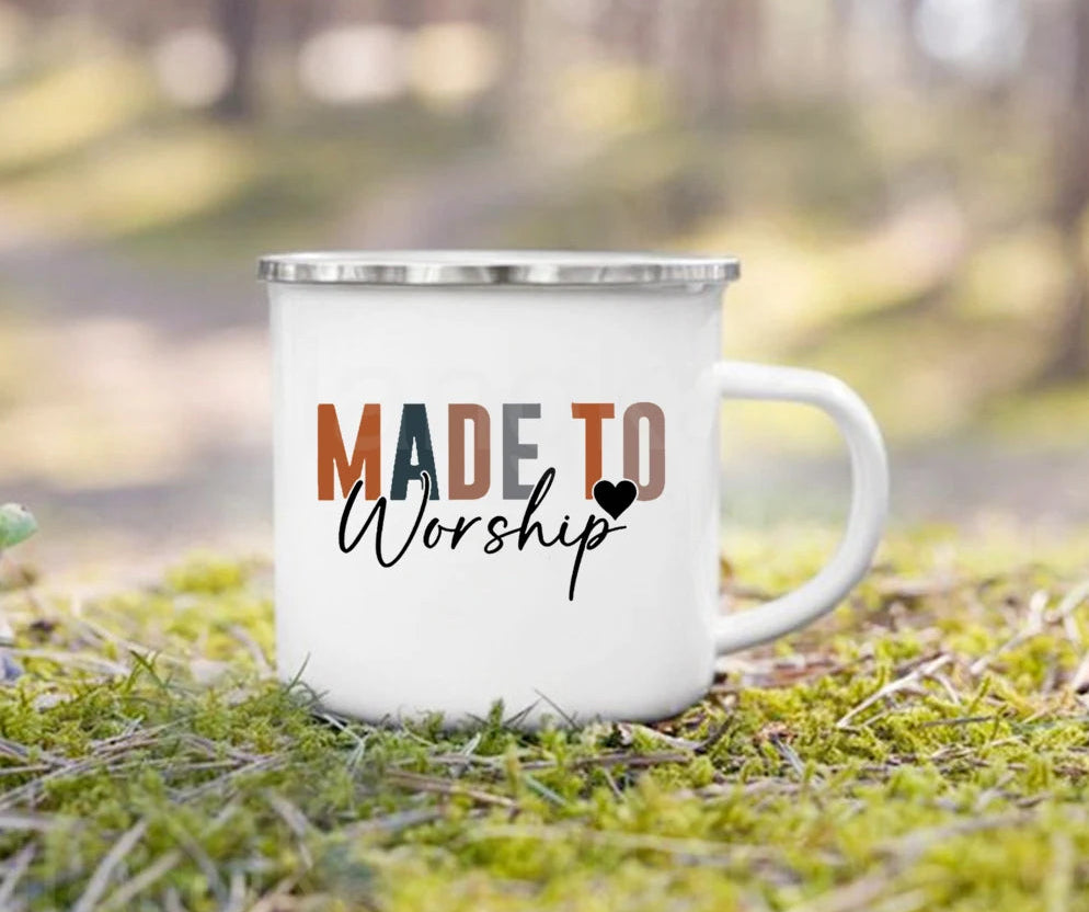 Tasse en email - Message de foi inspirant | KKK2 Store