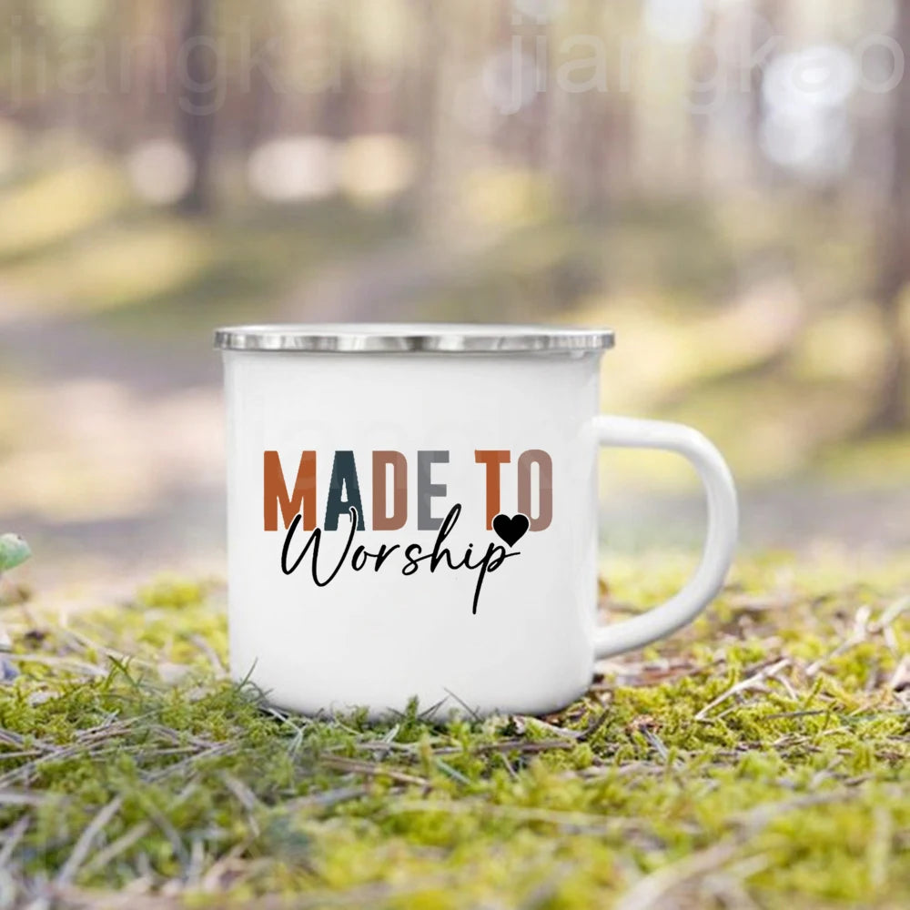 Tasse en email - Message de foi inspirant | KKK2 Store