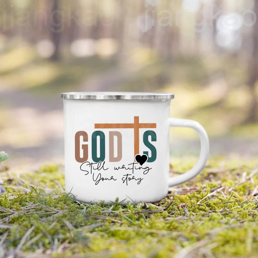 Tasse en email - Message de foi inspirant | KKK2 Store