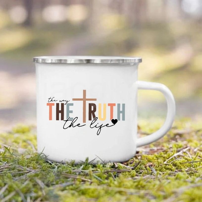 Tasse en email - Message de foi inspirant | KKK2 Store