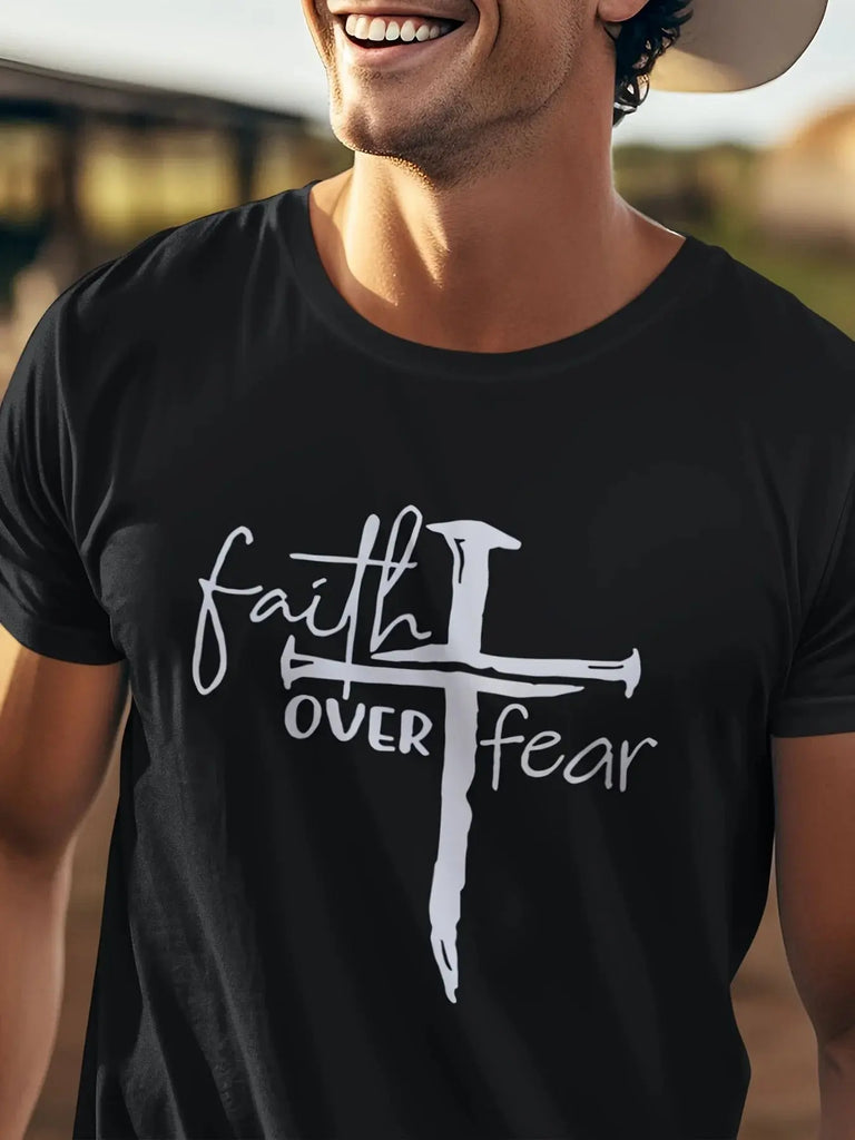T-shirt La foi sur la peur - Homme POP FASHION Store