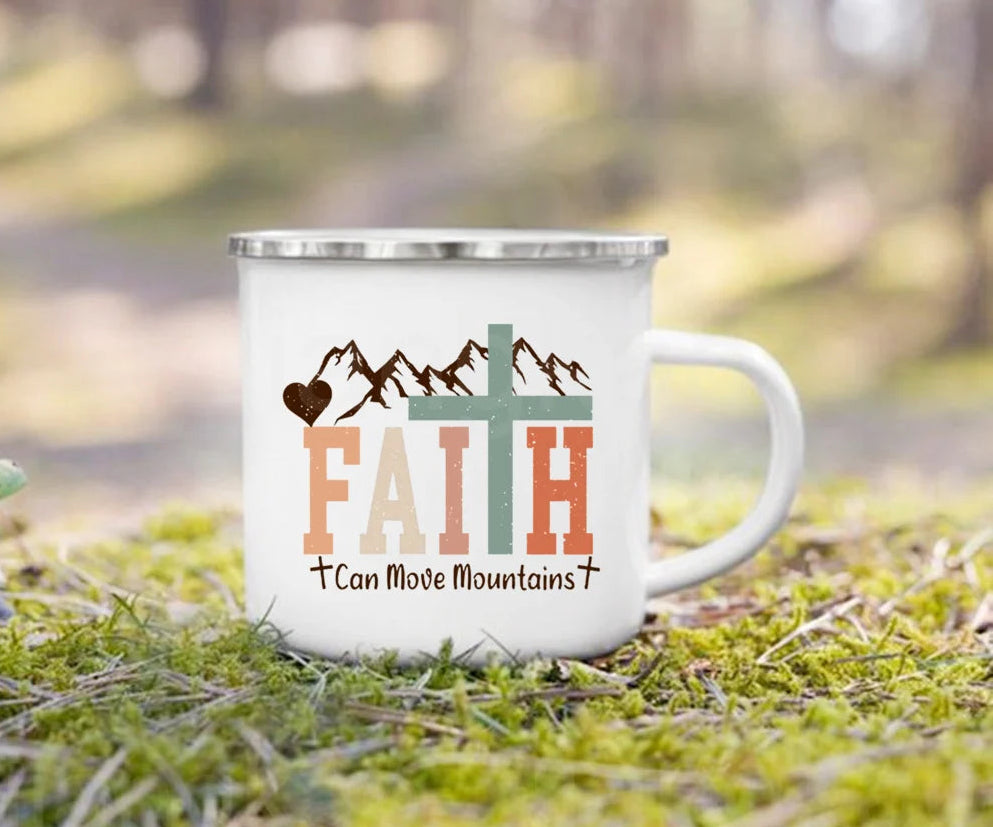 Tasse en email - Message de foi inspirant | KKK2 Store