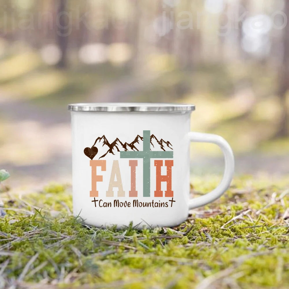 Tasse en email - Message de foi inspirant | KKK2 Store