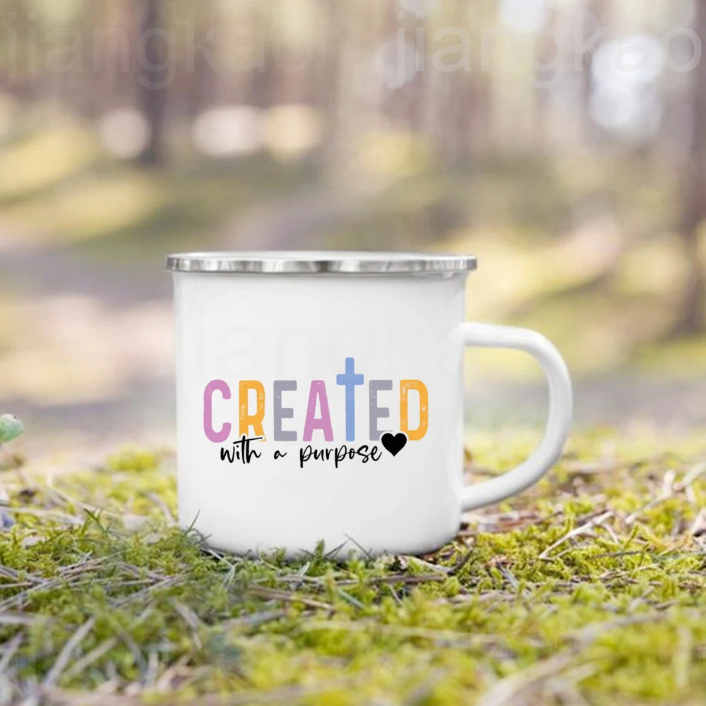 Tasse en email - Message de foi inspirant | KKK2 Store