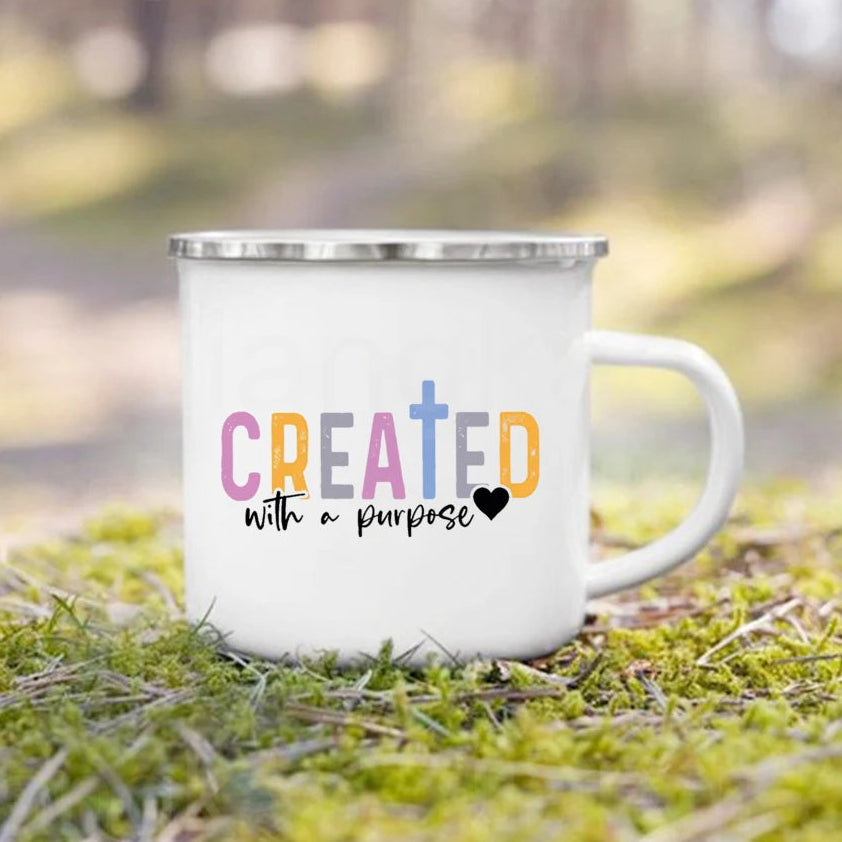 Tasse en email - Message de foi inspirant | KKK2 Store