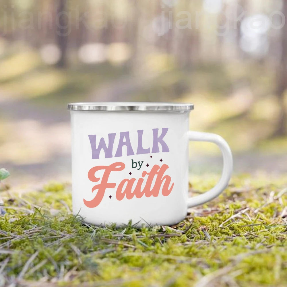 Tasse en email - Message de foi inspirant | KKK2 Store